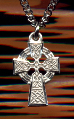 Small Celtic Cross in Sterling