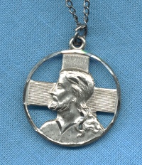 Head Of Christ Sterling Medal