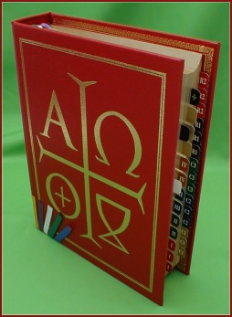 Large Red Leather Sacramentary