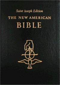 New American Bible Black Leather