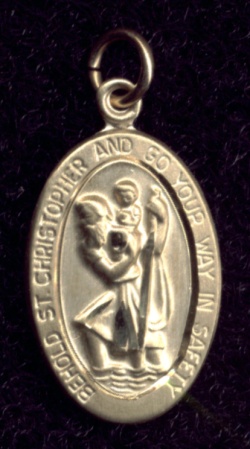 14kt. Gold St. Christopher Medal