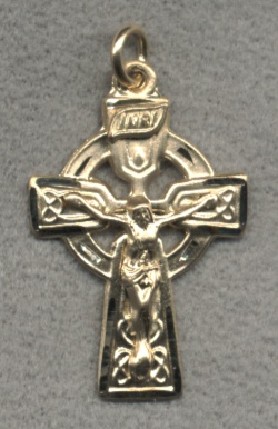 Celtic Crucifix In 14 Karat Gold