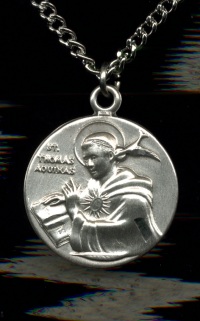 Large St. Thomas Aquinas Sterling Medal