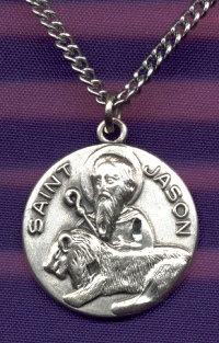 St. Jason Medal In Sterling
