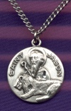 St. Jason Medal In Sterling