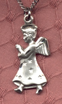 Sterling Bedtime Angel Necklace