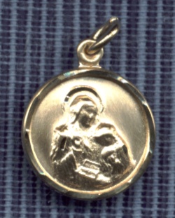 St. Ann 9/16in.  14Kt. Gold Medal