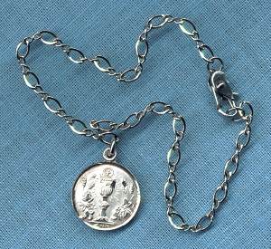 Bracelet with Sterling First Communion Medal