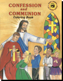 Confession And Communion Coloring Book