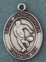 St. Christopher Tennis Sterling Medal