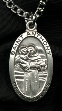 1 Inch Saint Anthony In Sterling