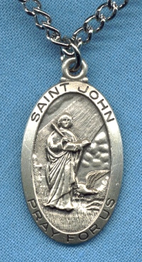 St. John Oval Necklace Sterling