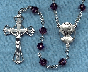 Amethyst Rsry Swarovski Crystal