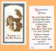 Communion Prayer For Girls: Holy Card
