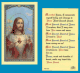 Sacred Heart Of Jesus: Holy Card