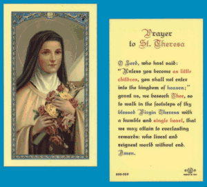 Prayer To St. Theresa