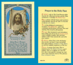Veronica -Prayer To The Holy Face