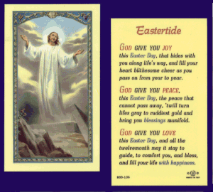 Eastertide: Holy Card