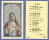 Mary Prayer Holy Card
