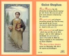 St Stephen Holy Card