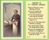 Thomas Aquinas Holy Card