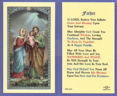 father Holy Card