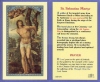 St Sebastian Holy Card