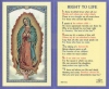 Right To Life Holy Card