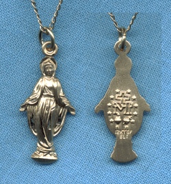 Miraculous Medal-Gold Filled Profile
