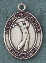St. Christopher Golf Sterling Medal