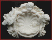 Cherubim Holy  Water Font