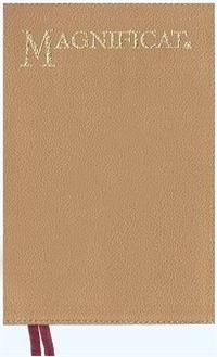 Leather Cover for Regular-Print Magnificat with two ribbons. # 10062