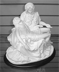 Pieta White Resin Statue 10-1/4", 92035