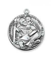 7/8 In. St. Christopher Medal Sterling, # 19775