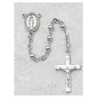 Rosary, 3mm All Sterling Silver, # 20099