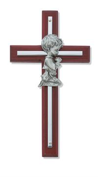 Cherry Wood Boy Cross, # 41006.