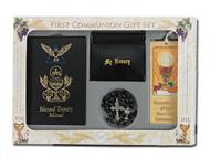 BOY'S DELUXE FIRST COMMUNION 6 PIECE GIFT SET, # 6392