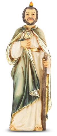 4" Full Color Resin Statue, St. Jude, # 65373