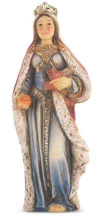 4" Full Color Resin Statue, St. Elizabeth of Hungary, # 65380