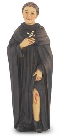 4" Full Color Resin Statue, St. Peregrine, # 65395