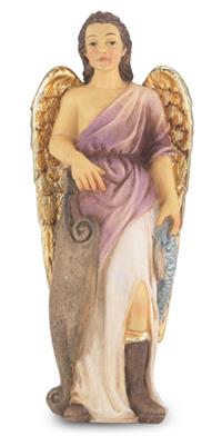 4" Full Color Resin Statue, St. Raphael, # 65399