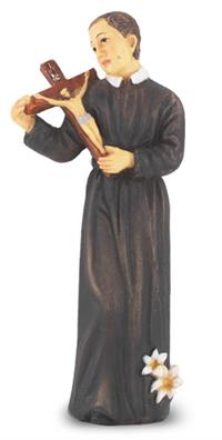 4" Full Color Resin Statue, St. Gerard, # 65403