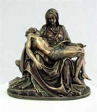 Pieta Bronzed Resin Statue 6-1/4", 92062
