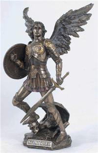 Archangel Michael, Bronzed Resin, 12.75", 92287