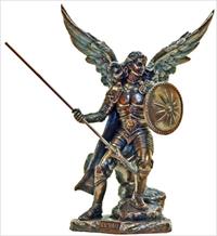 Archangel Raphael, Bronzed Resin, 9", 93554