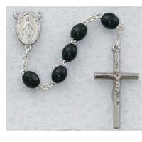 Rosary, 3mm Genuine Hematite Beads, # 97921