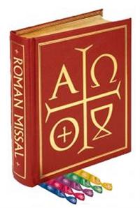 The Roman Missal, Deluxe Altar Edition 8-1/2" x 11", Red Leather