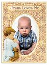 Jesus Loves Me Praying Child Photo Frame, Boy, 7.5