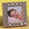 Baby Block Photo Frame, Pink, 6-1/4 sq., # 104614