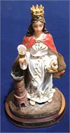 St. Barbara Full Color Resin Statue 8.5